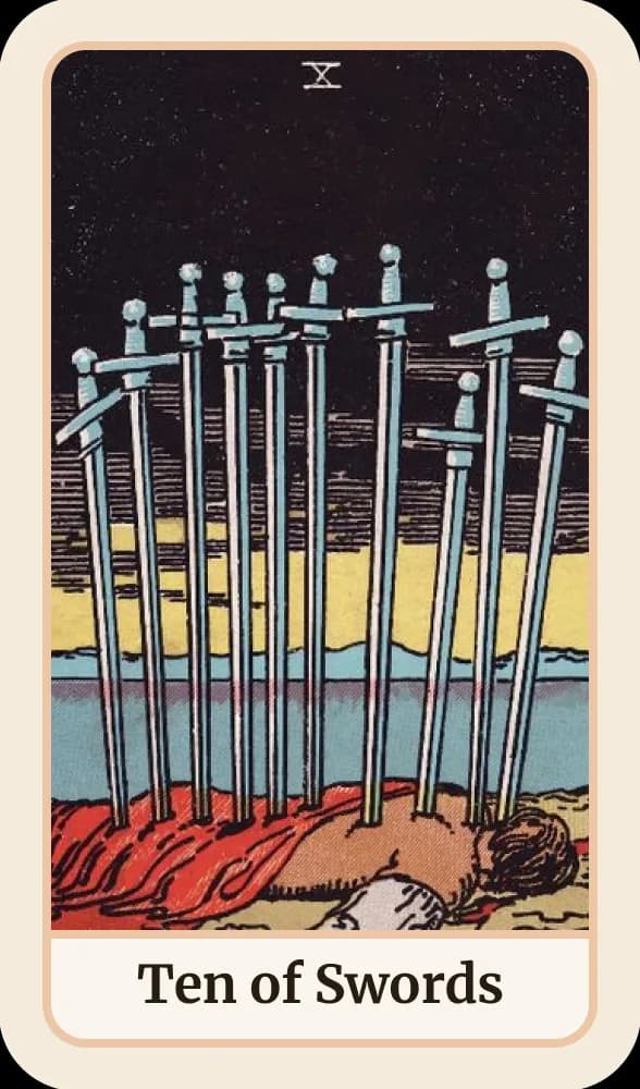 Ten of Swords