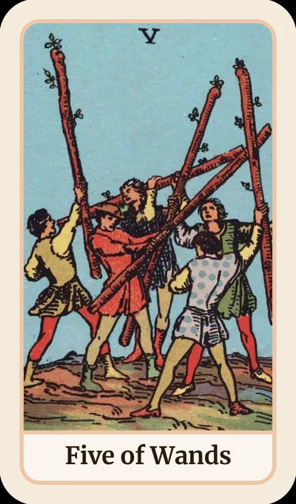 Five of Wands