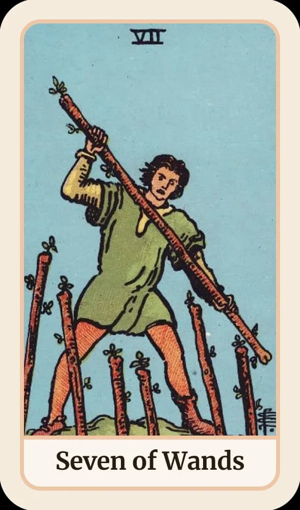 Seven of Wands