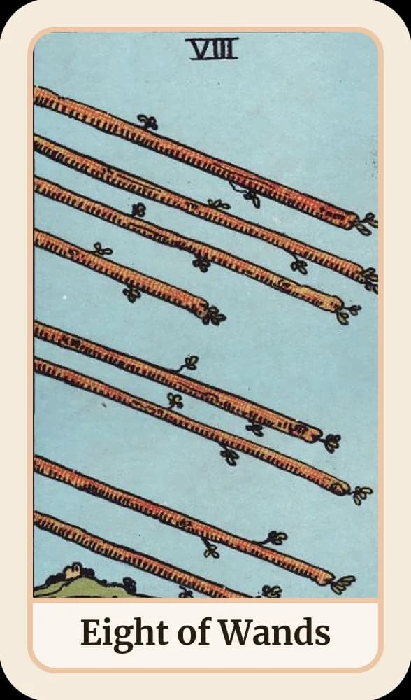 Eight of Wands