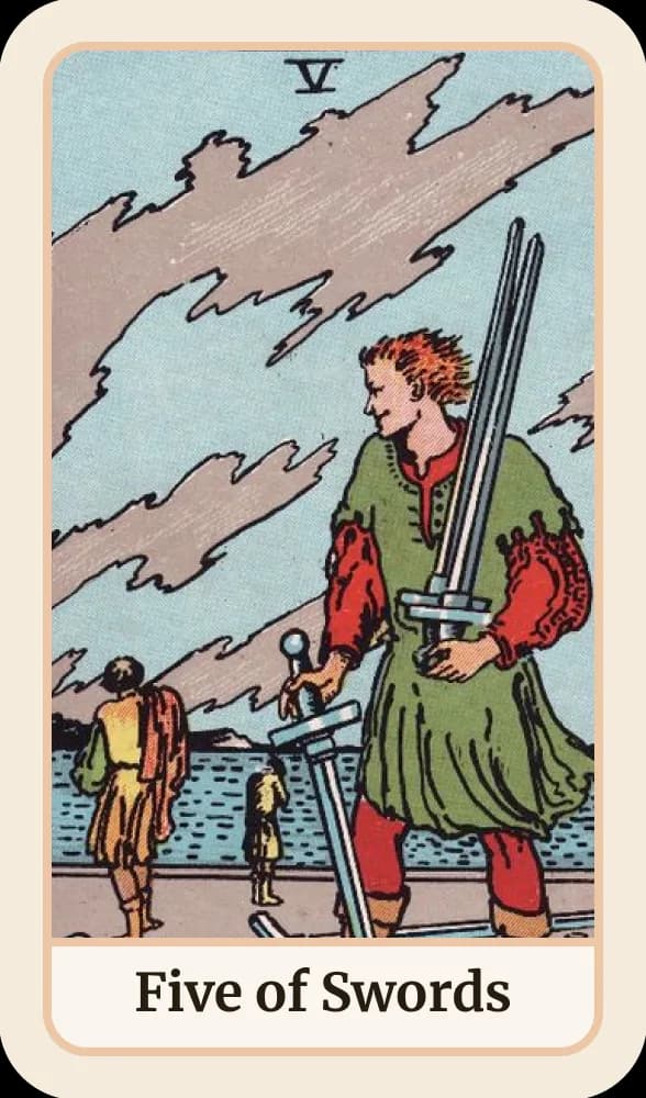 Fünf der Schwerter