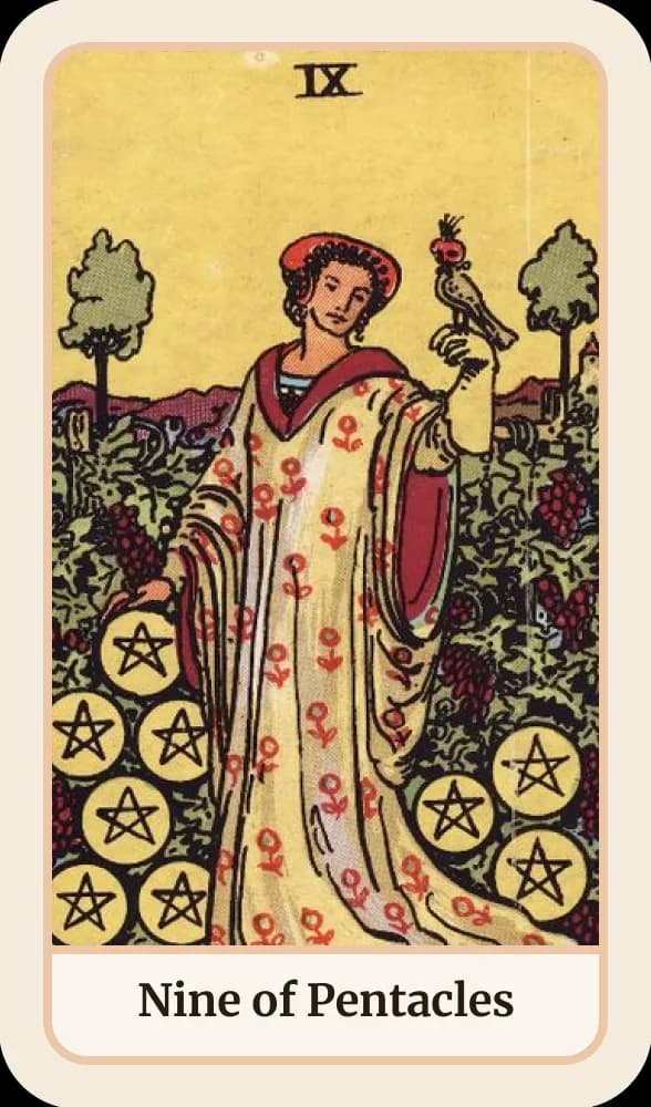 Neun der Münzen