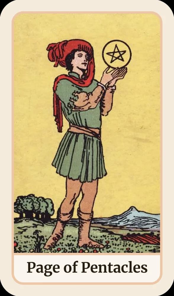 Page der Münzen