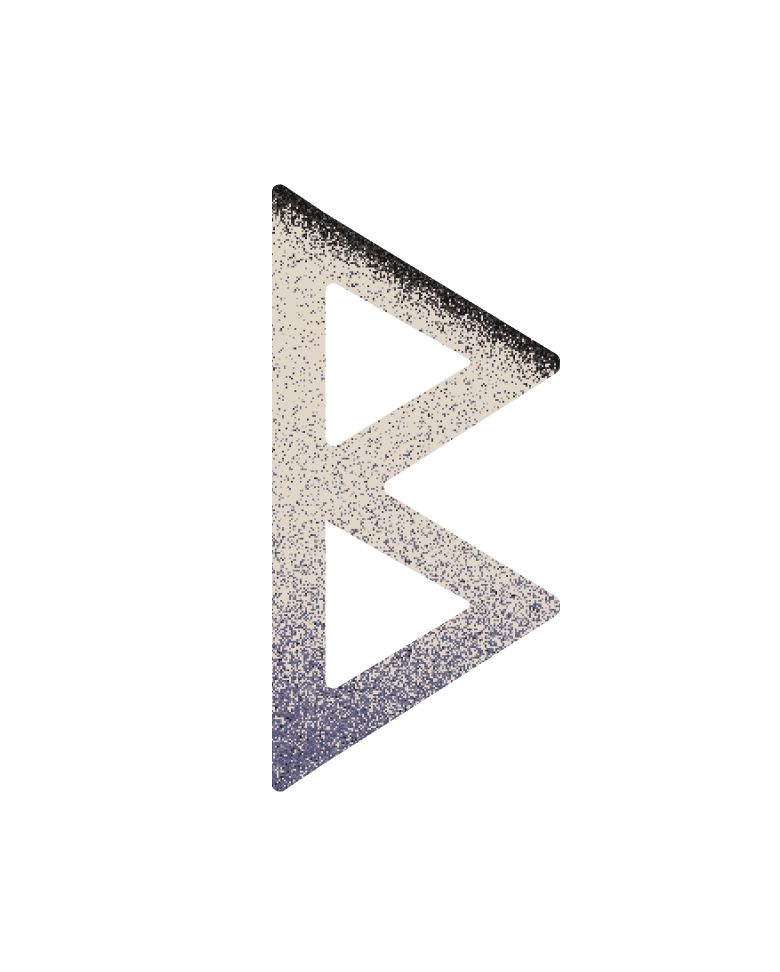 Berkano rune (ᛒ), no. 18: birth, growth, nurture
