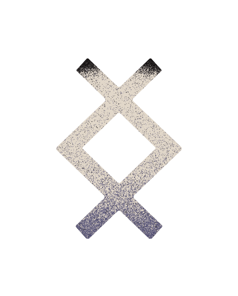 Ingwaz rune (ᛜ), no. 22: potential, fertility, completion