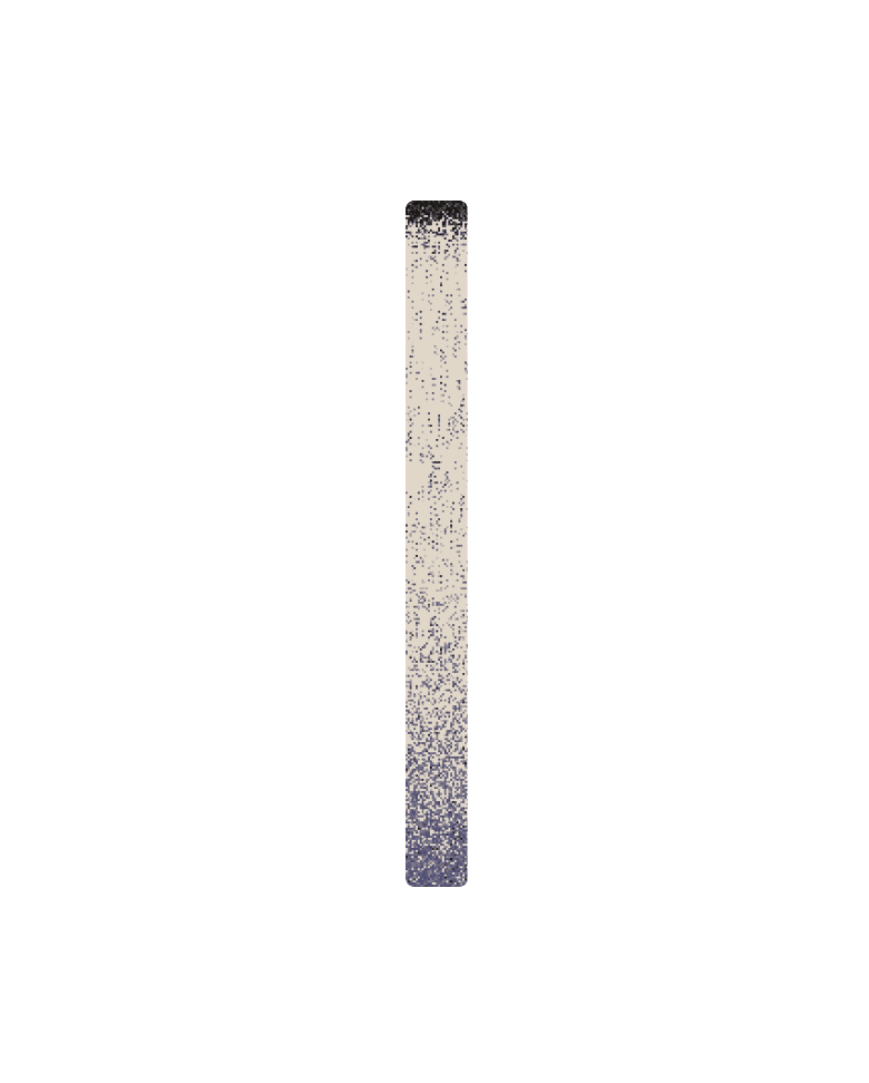 Isa rune (ᛁ), no. 11: stillness, clarity, ice