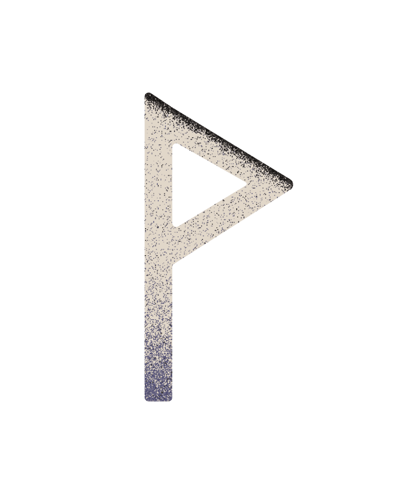 Wunjo rune (ᚹ), no. 8: joy, harmony, fulfilment