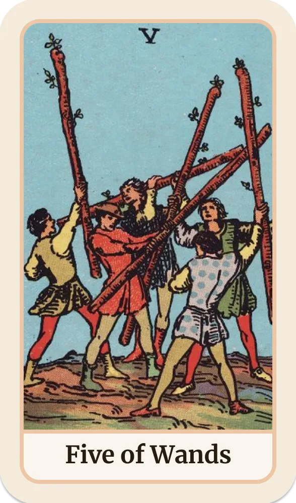Five of Wands