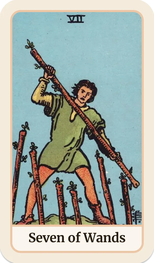 Seven of Wands