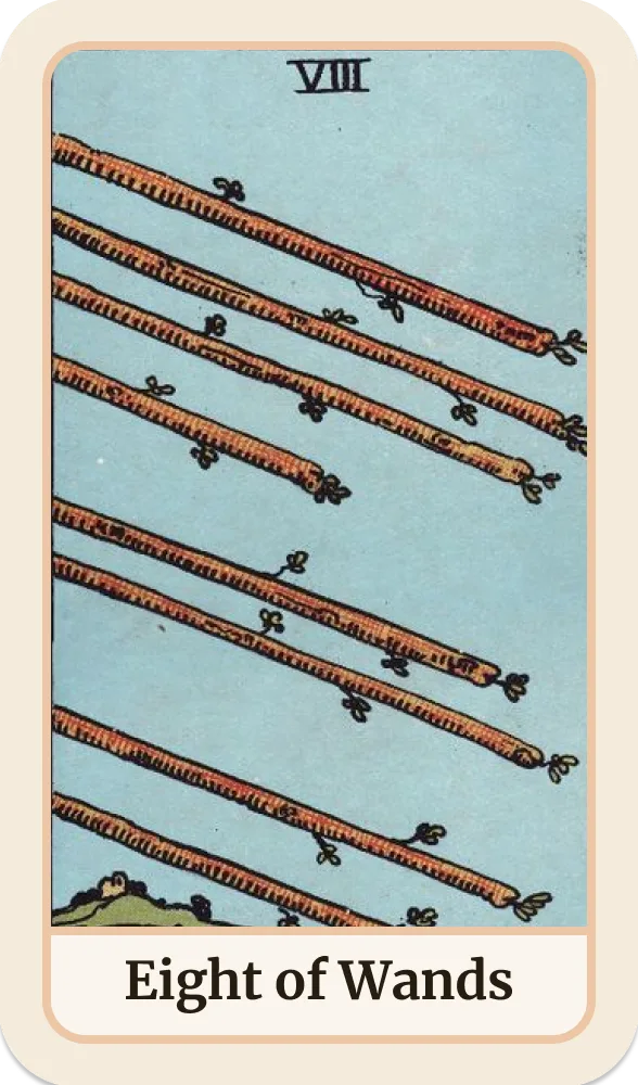 Eight of Wands