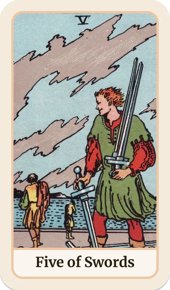 Fünf der Schwerter
