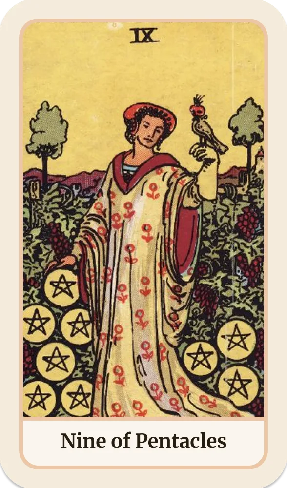 Neun der Münzen