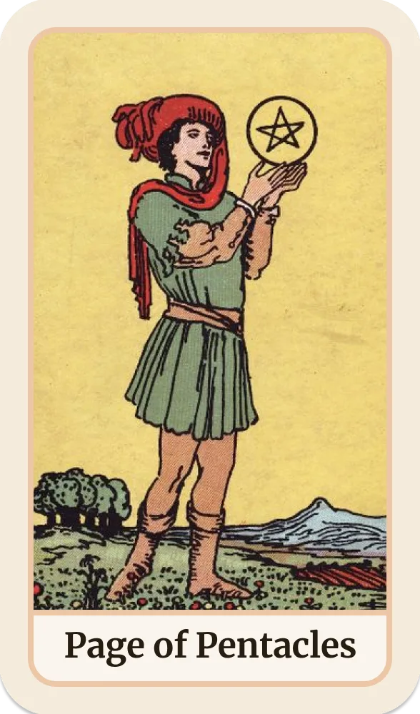Page der Münzen
